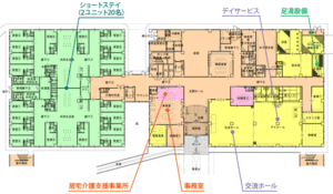 ゆめが丘鶴寿園　1F間取り図